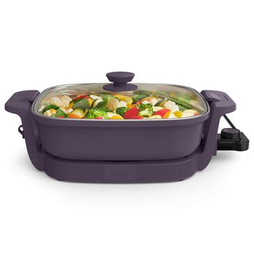 Bella 12" Make and Take Electric Skillet in Plum, , large