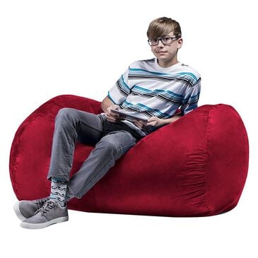Jaxx 4" Lounger Bean Bag in Cherry, , large