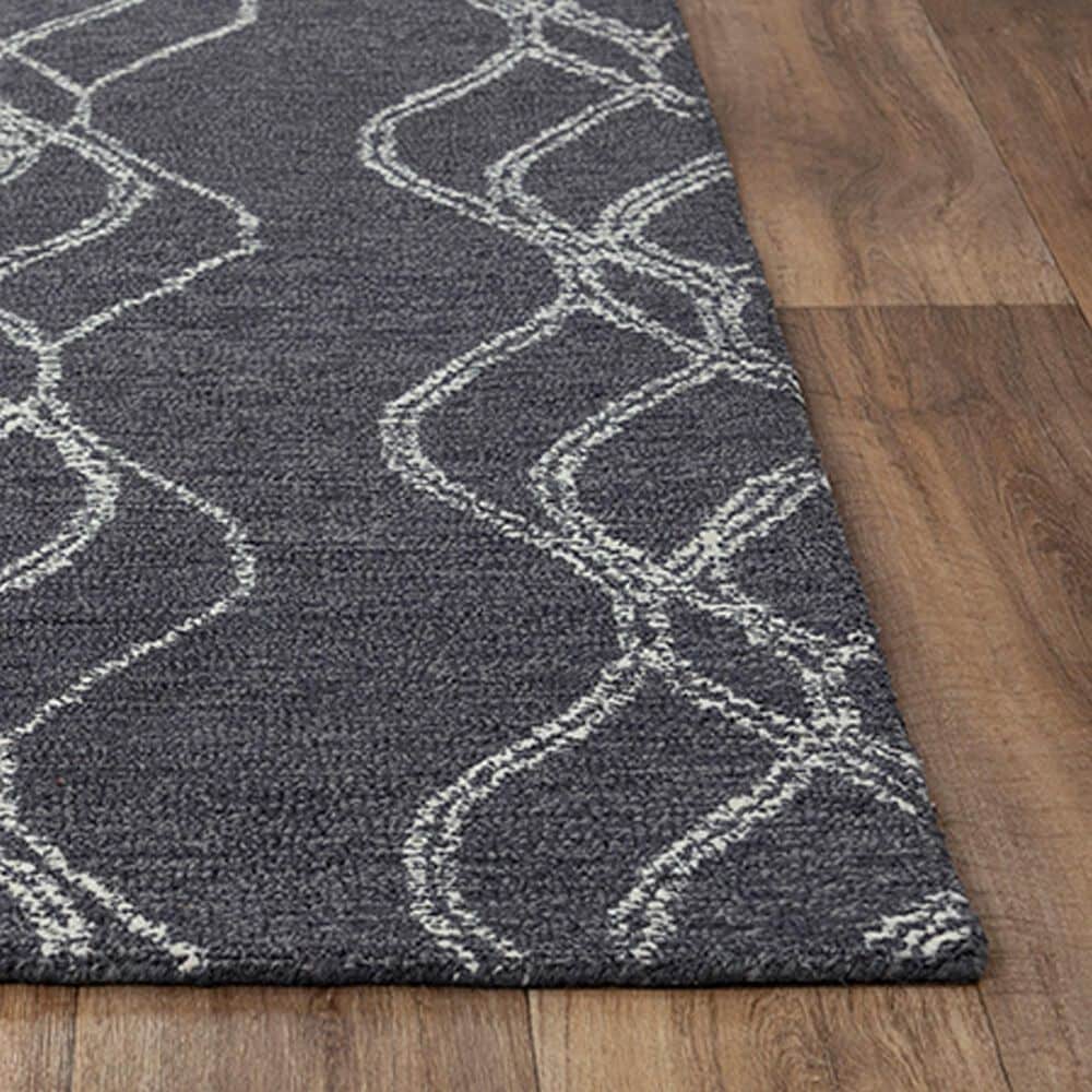 RIZZY Taylor 5&#39; x 7&#39;6&quot; Charcoal and Black Area Rug, , large
