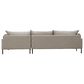 Moe"s Home Collection Jamara 2-Piece Right Facing Stationary Sectional with Chaise in Beige, , large