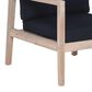 Linon Home Decor Teagon Patio Arm Chair in Navy (Set of 2), , large