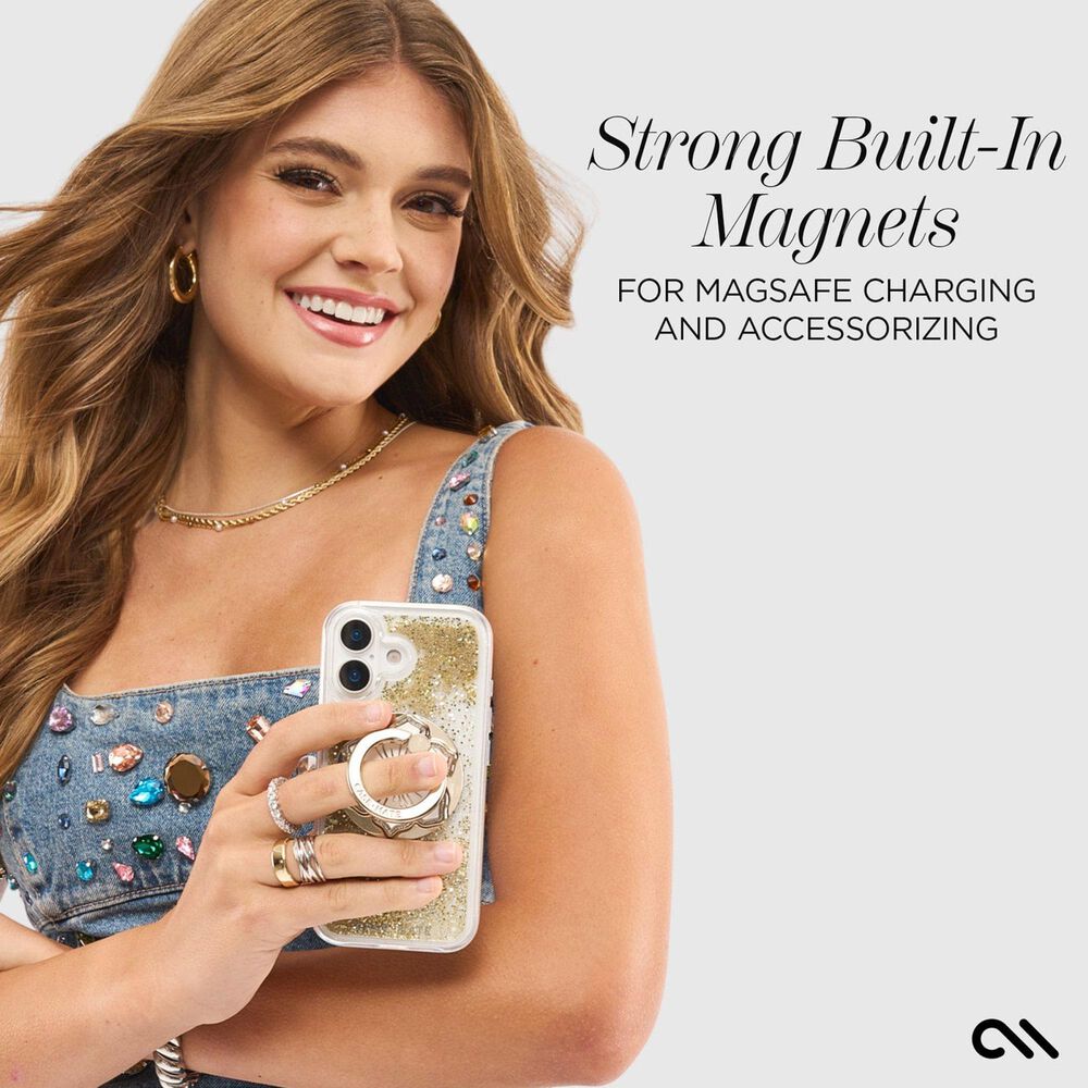 Case-Mate Waterfall MagSafe Case for iPhone 17 in Gold, , large