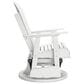 Ashley Hyland Wave Swivel Glider Chair in White, , large