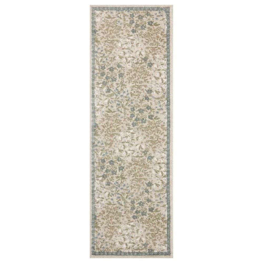 Rifle Paper Co. x Loloi Laurel Wildwood Garden 2"8" x 10" Cream Runner, , large