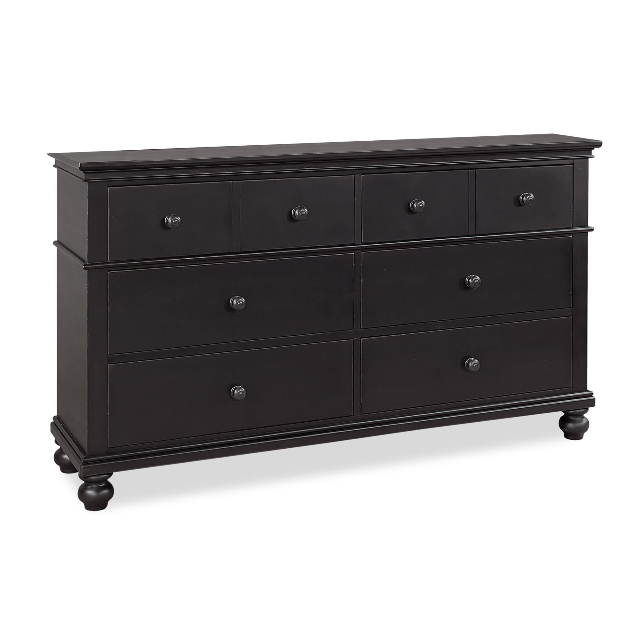 Riva Ridge Oxford 3-Piece Queen Storage Bedroom Set in Rubbed Black