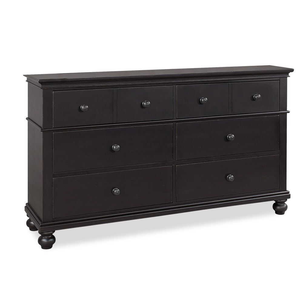 Riva Ridge Oxford 3-Piece Queen Storage Bedroom Set in Rubbed Black, , large