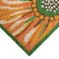 Trans-Ocean Import Natura Sunflower 2" x 3" Yellow, Orange, Green and White Door Mat, , large