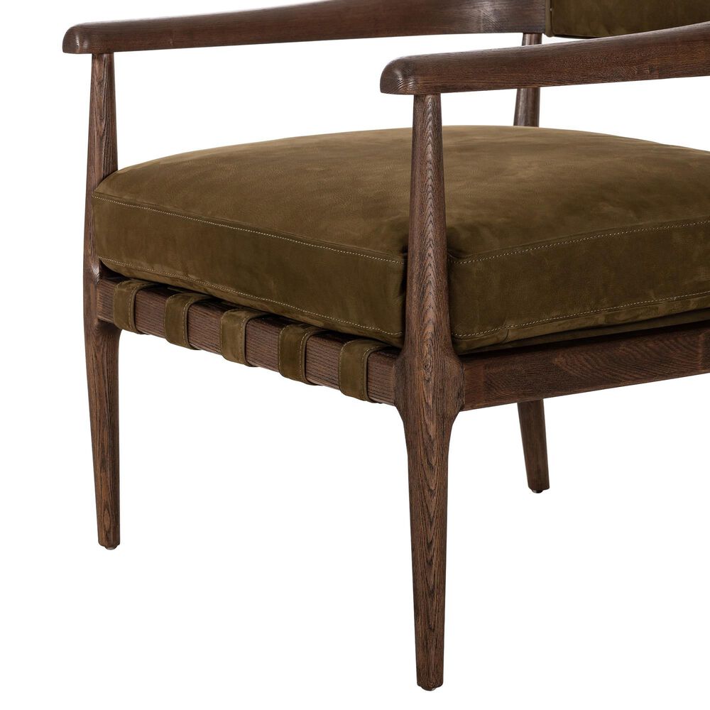 Four Hands Dane Accent Chair in Cottswald Moss Nubuck, , large