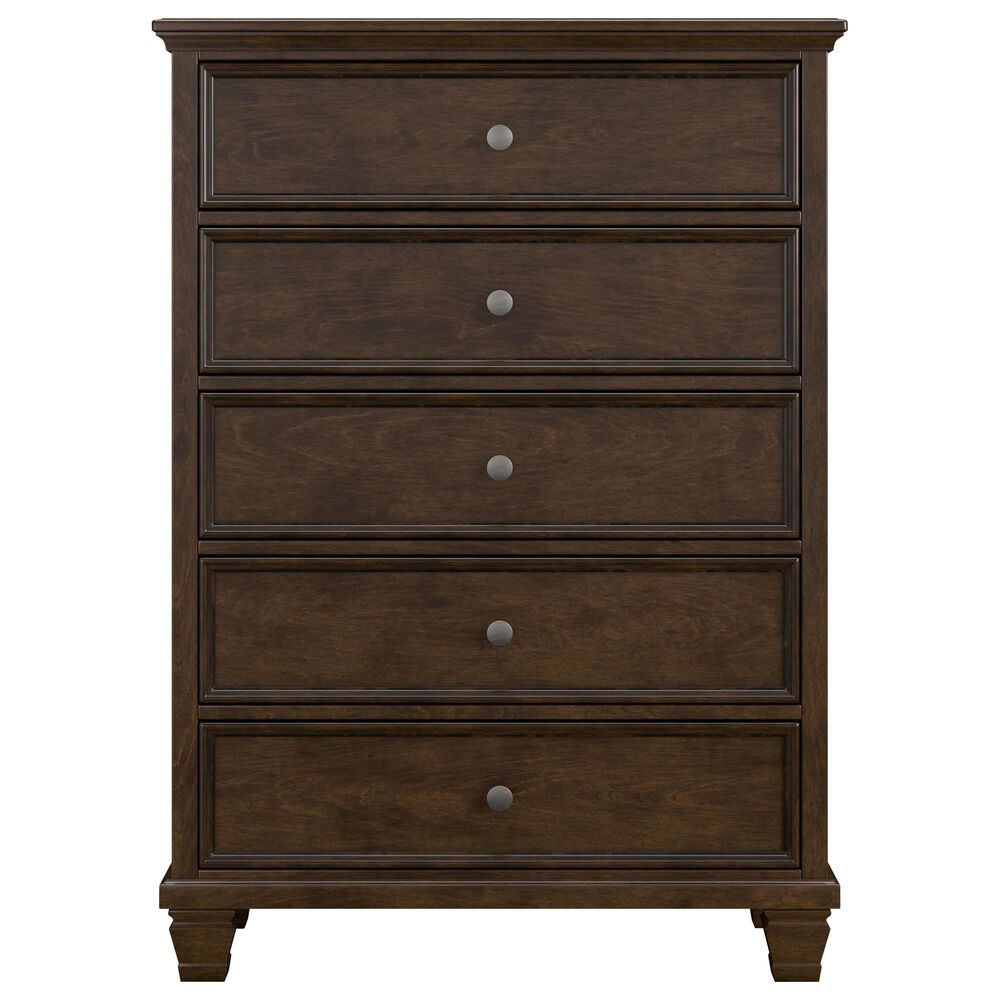 Ashley Danabrin 5-Piece Full Panel Bedroom Set in Brown, , large
