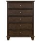 Ashley Danabrin 5-Piece Full Panel Bedroom Set in Brown, , large