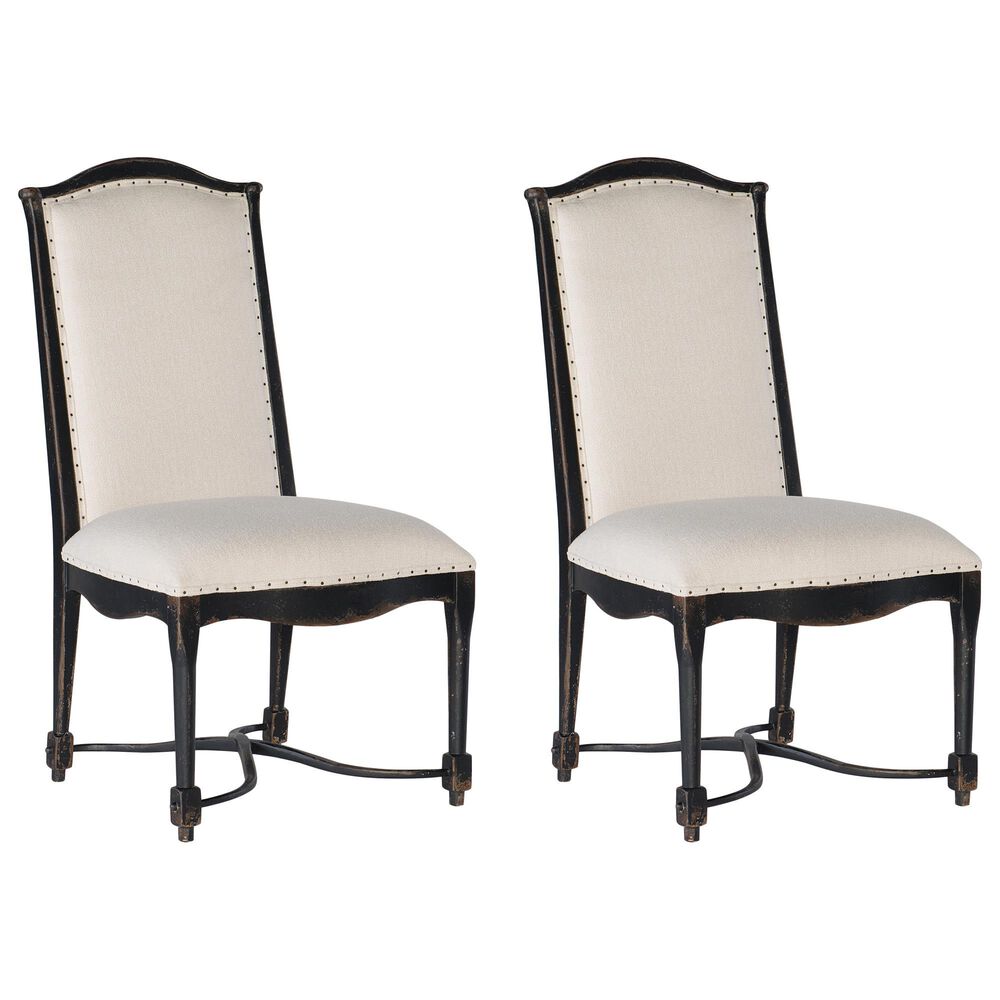 Hooker Furniture Ciao Bella Side Chair in Black (Set of 2), , large
