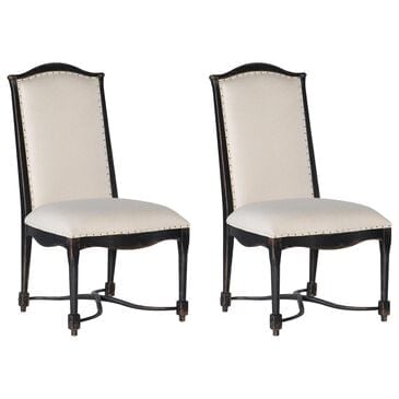 Hooker Furniture Ciao Bella Side Chair in Black (Set of 2), , large
