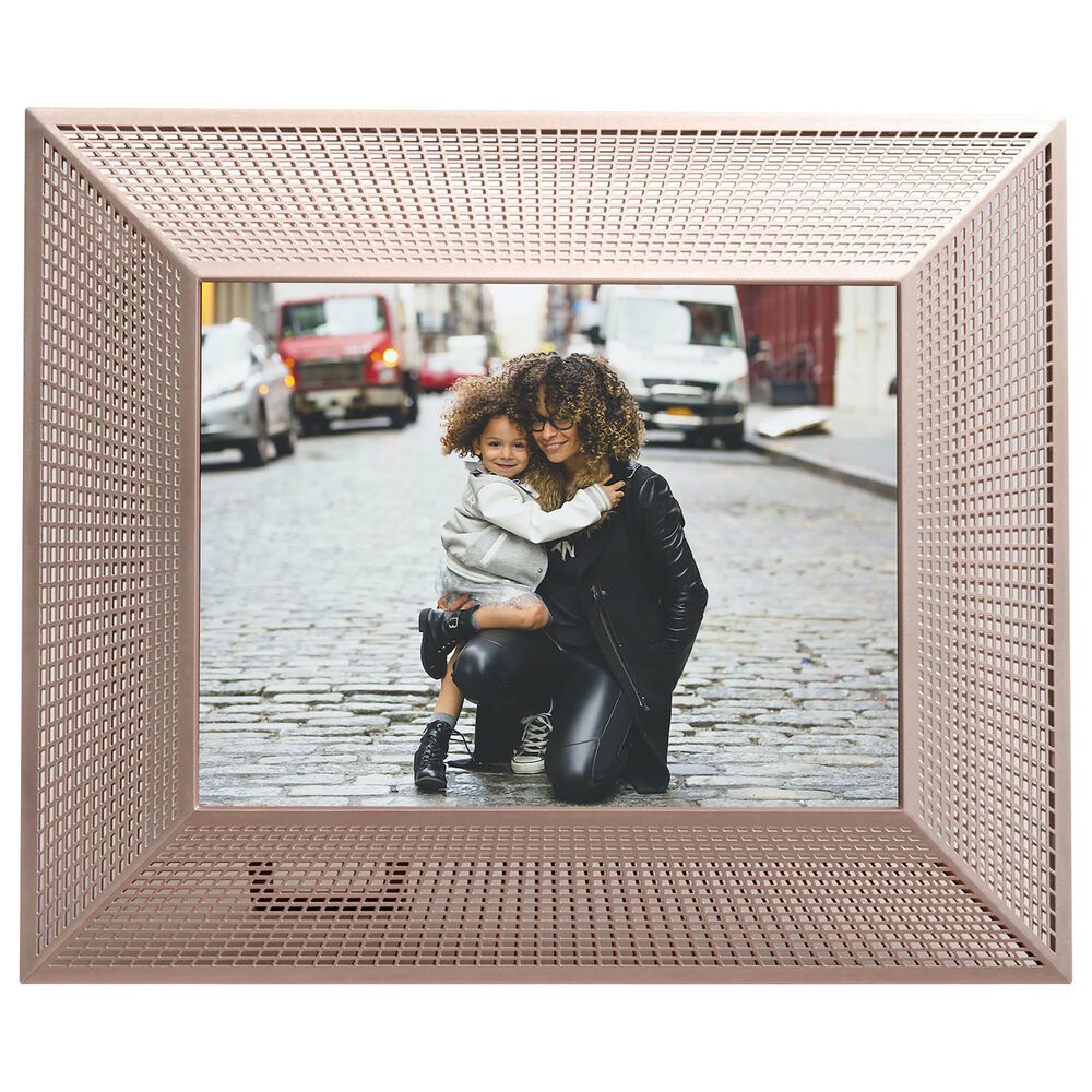 Aura Smith Digital Picture Frame in Platinum Rose, , large