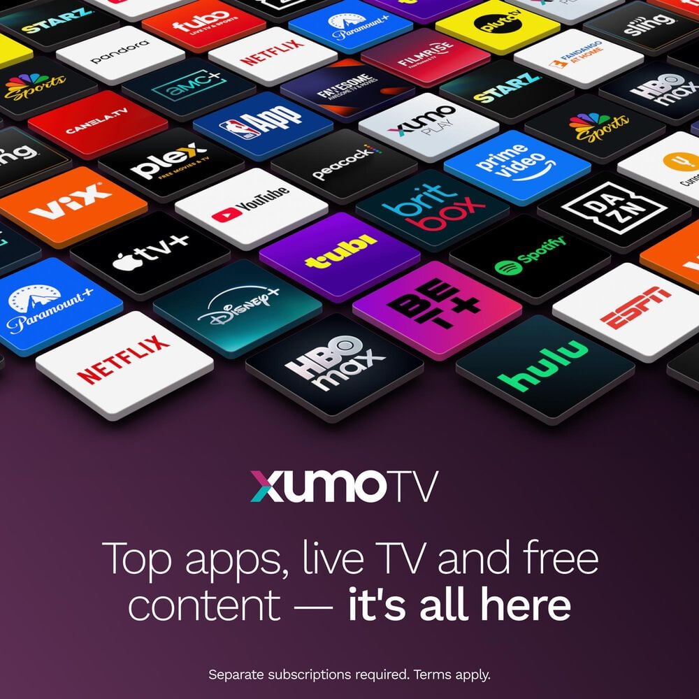 Element 32" Class Genesis Series 720p HD - Smart Xumo TV with 2.0 Soundbar in Black, , large