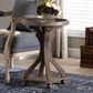 Baxton Studio Westlyn End Table in Antique Brown, , large