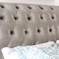 Furniture of America Earnest Queen Upholstered Bed in Gray, , large