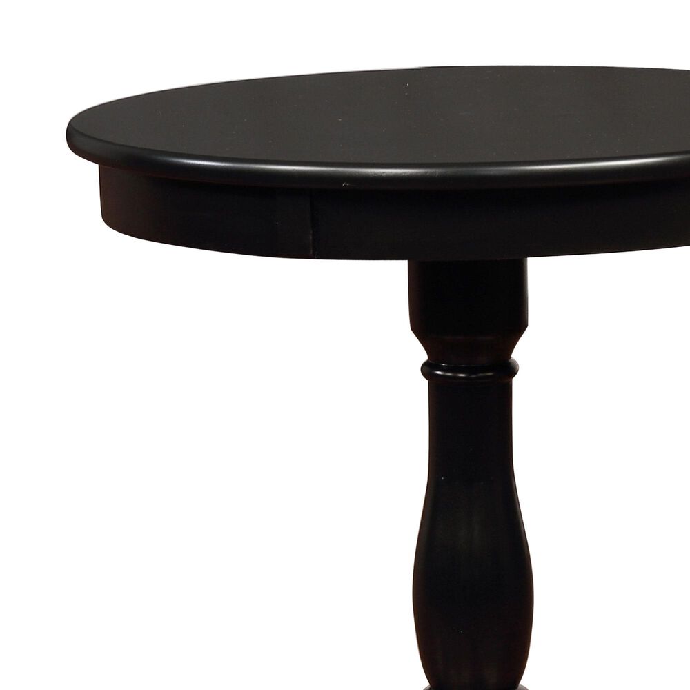 Linon Home Decor Palmetto End Table in Black, , large