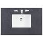 James Martin Vanities Myrrin 36" Vanity in Bright White with 3 cm Charcoal Soapstone Quartz Top, , large