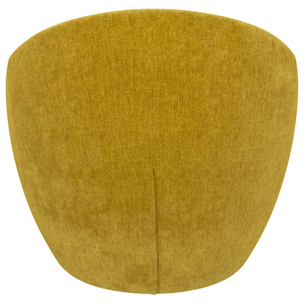 Golden Wave Furniture Blossom Swivel Chair in Yellow, , large