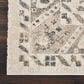 Nourison Fusion FSS11 5"4" x 7"4" Cream and Grey Area Rug, , large