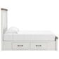 Ashley Savonport King Storage Panel Bed in White and Brown, , large