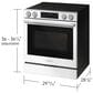 Samsung Bespoke 6.3 Cu. Ft. Smart Slide-In Electric Range with True Convection in White Glass, , large