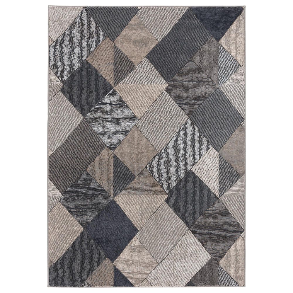 Central Oriental Clearwater Adita 5" x 7"6" Oyster and Shade Area Rug, , large