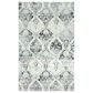 RIZZY Couture 8" x 10" Ivory and Black Area Rug, , large