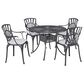 Homestyles Grenada 5-Piece Dining Set in Gray, , large