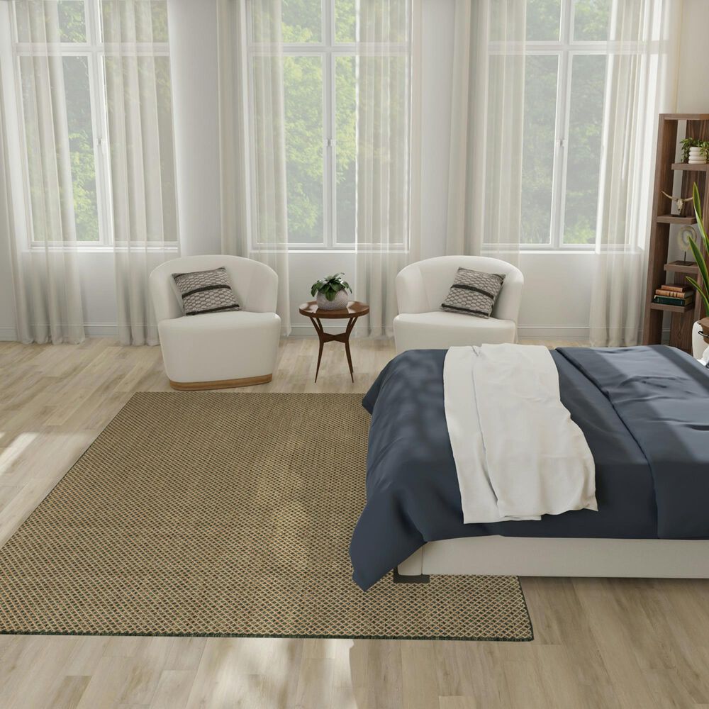 Nourison Courtyard Green 6&#39; x 9&#39; Indoor/Outdoor Area Rug, , large