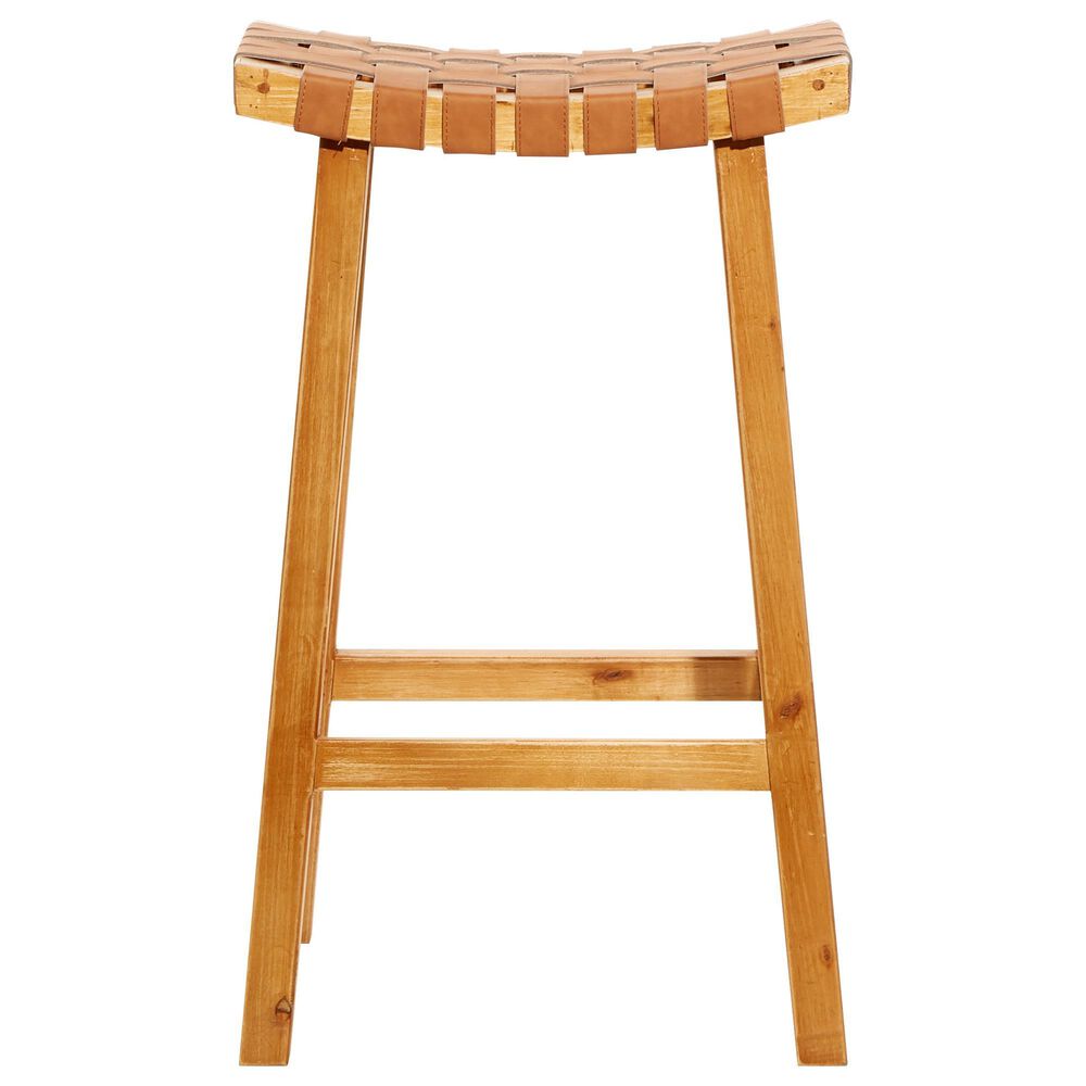 Maple and Jade 30&quot; Rustic Bar Stool in Brown, , large