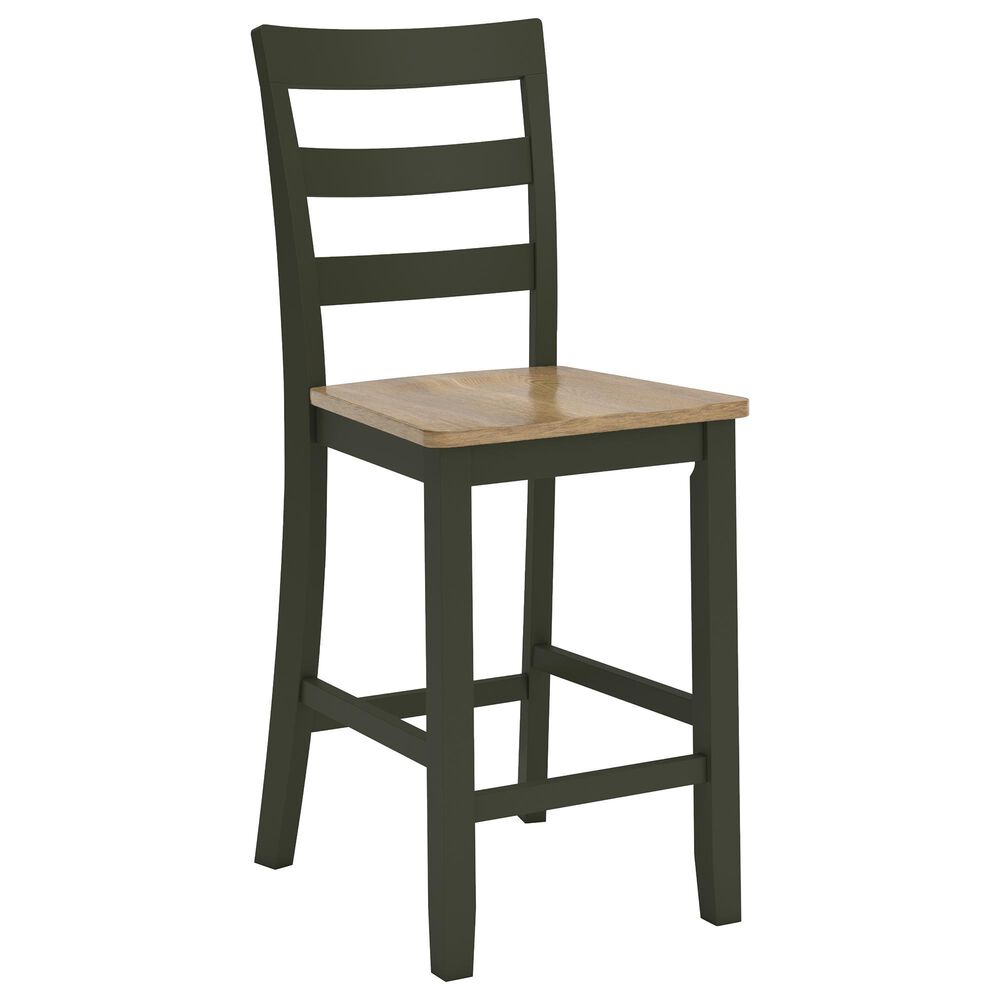 Ashley Gesthaven 5-Piece Counter Height Dining Set in Natural and Green, , large
