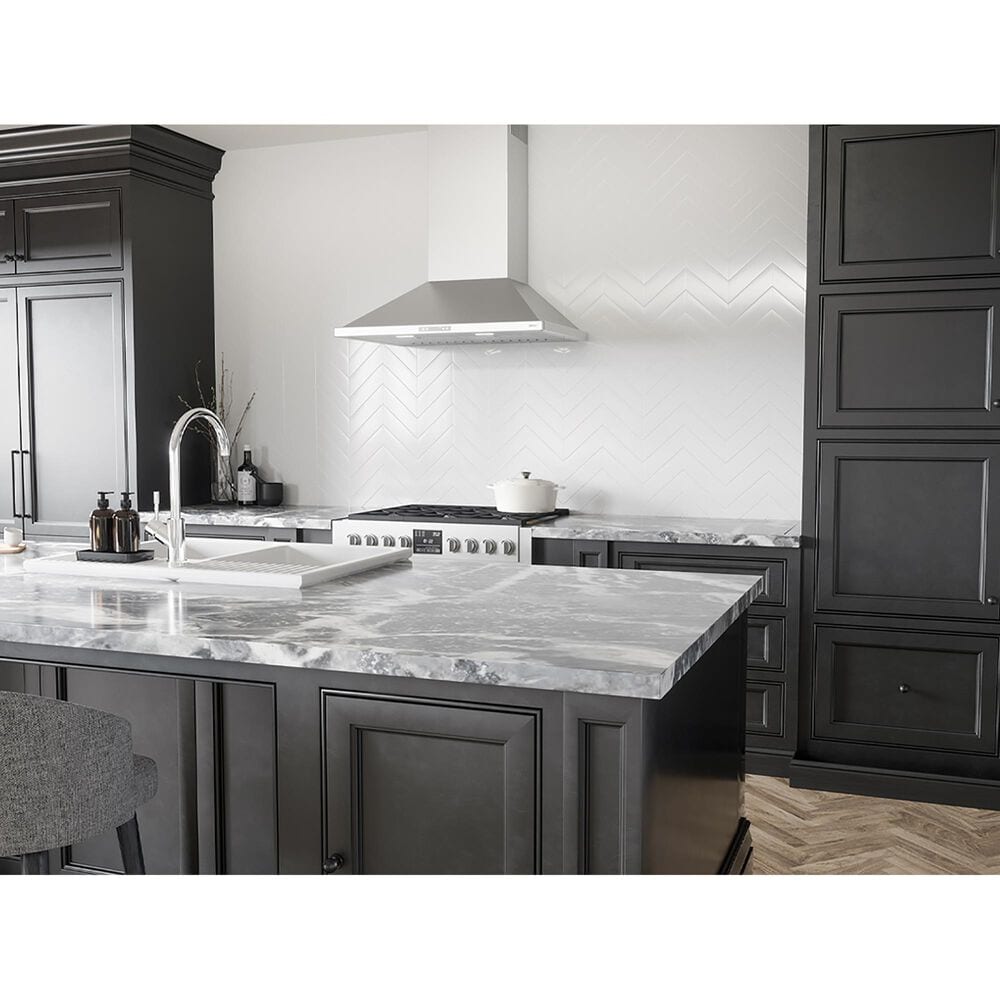 Zephyr Venezia 36&quot; Wall Range Hood in Stainless Steel, , large