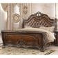 New Heritage Design Belle Notte Queen Sleigh Bed in Mahogany, , large