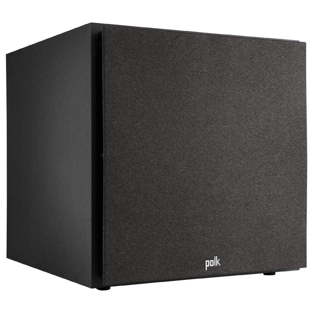 Polk 12&quot; Subwoofer + 6.5 Floorstanding Tower Speaker + 5.25 Center Channel Speaker + Denon 5.2 Channel AV 8K Receiver with HEOS Built-in in Black, , large