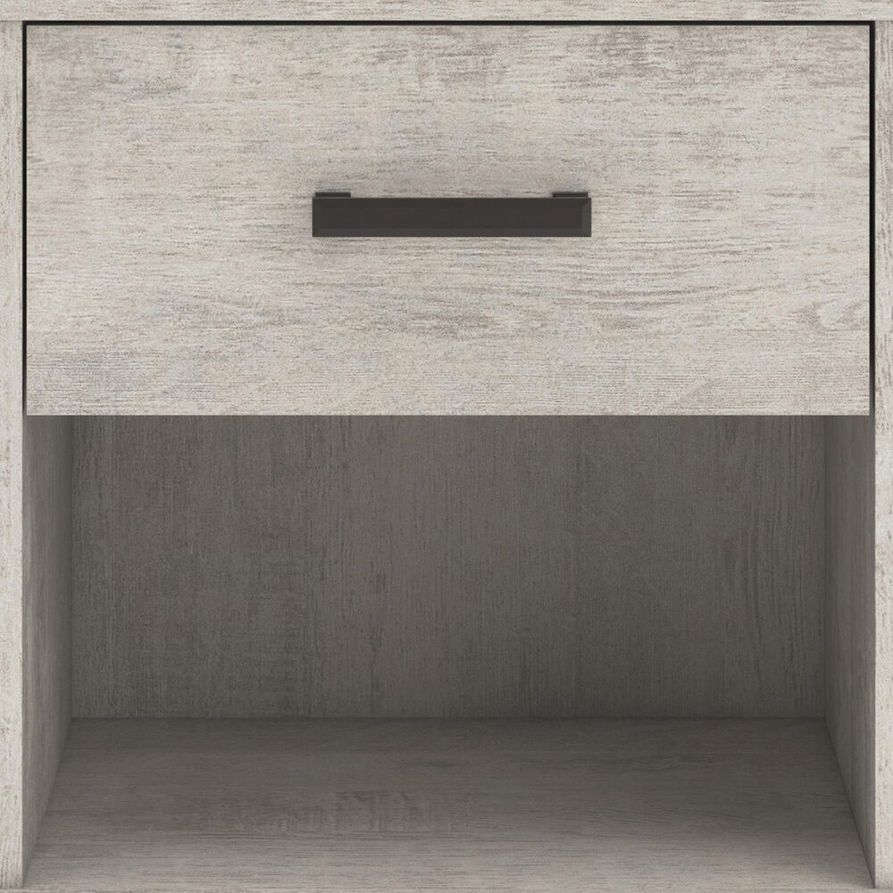 Ashley Shawburn 1-Drawer Nightstand in Light Gray, , large