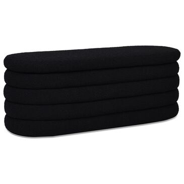 Jennifer Taylor Home Fuji Storage Bench in Ebony Black, , large