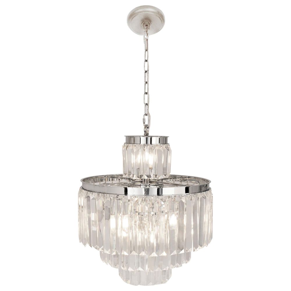 Maple and Jade 23" x 20" Chandelier in Silver, , large
