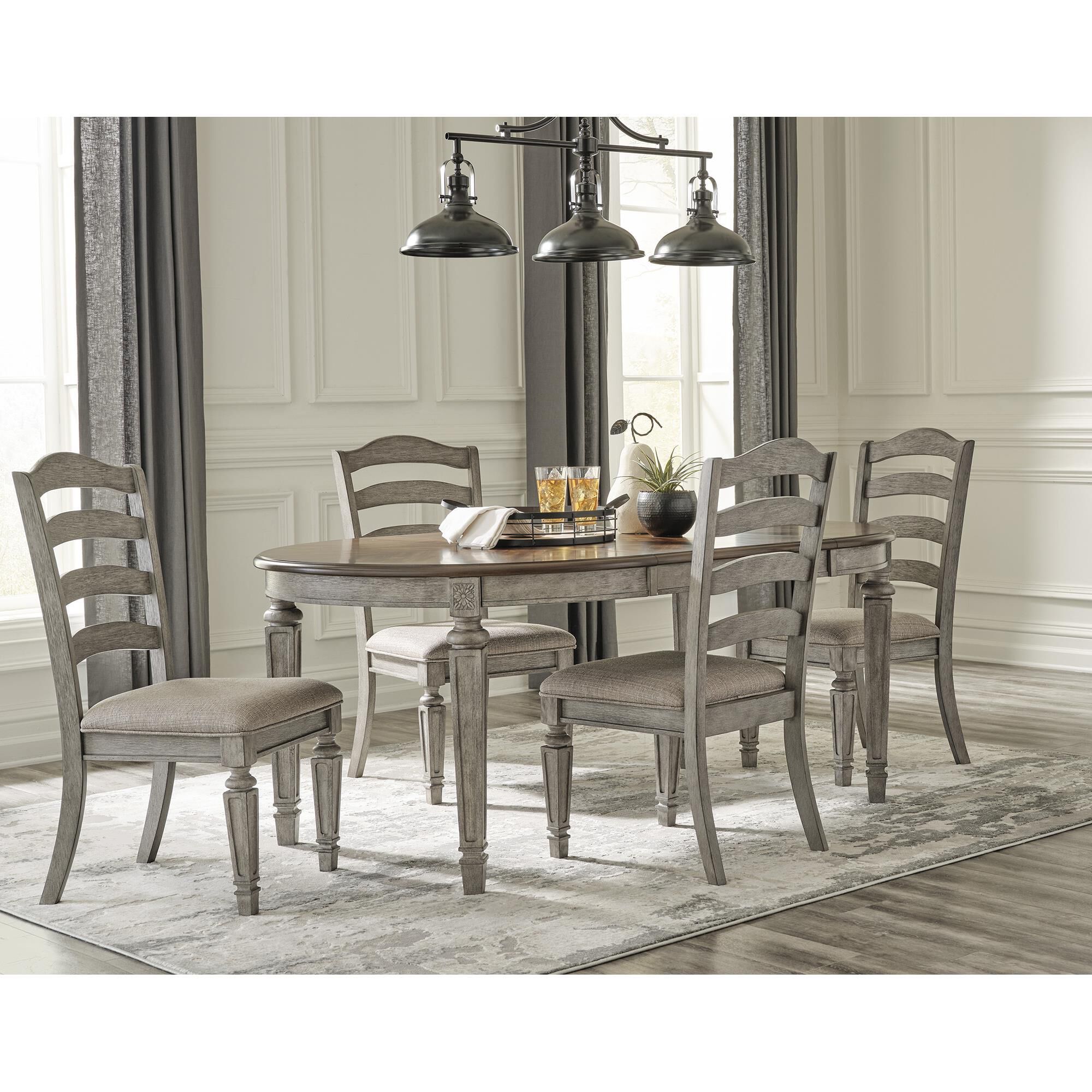 Signature grey dining table sale