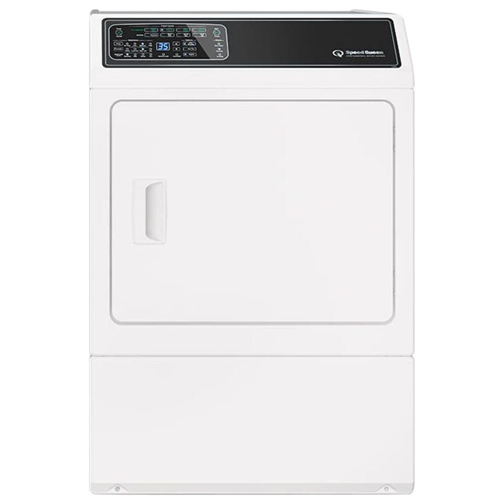 Speed Queen 7.0 Cu. Ft. Front Load Electric Dryer with Steam in White, , large