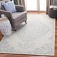 Safavieh Micro-Loop MLP516A 4" x 6" Ivory and Blue Area Rug, , large
