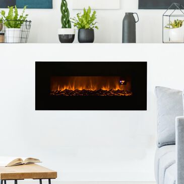 Timberlake Hastings Home 50" Electric Fireplace in Black, , large
