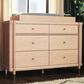 Maxi Cosi Kindred Brisa 6-Drawer Dresser in Whitewash Ash, , large