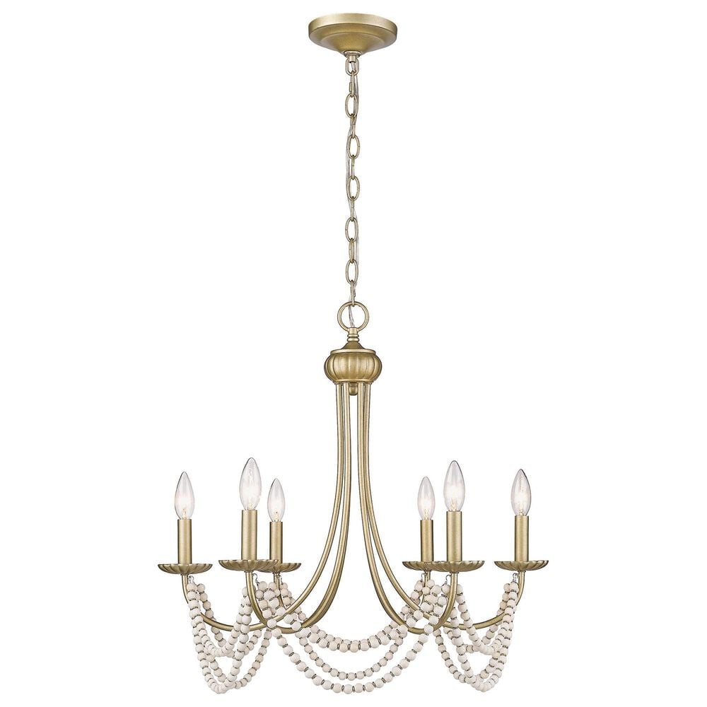 Golden Lighting Serafina 6-Light Chandelier in Golden Aura, , large