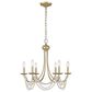 Golden Lighting Serafina 6-Light Chandelier in Golden Aura, , large