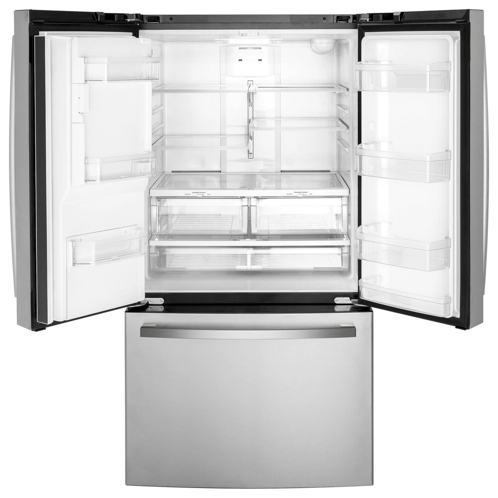 GE Appliances 20.6 Cu. Ft. French Door Refrigerator in Fingerprint Resistant Stainless, , large