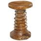 Maple and Jade Handmade Live Edge Accent End Table in Brown, , large