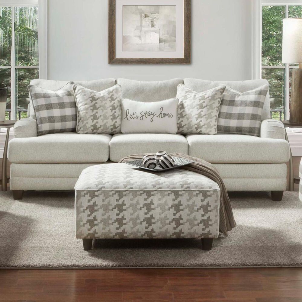Xenia Stationary Sofa in Basic Wool, , large