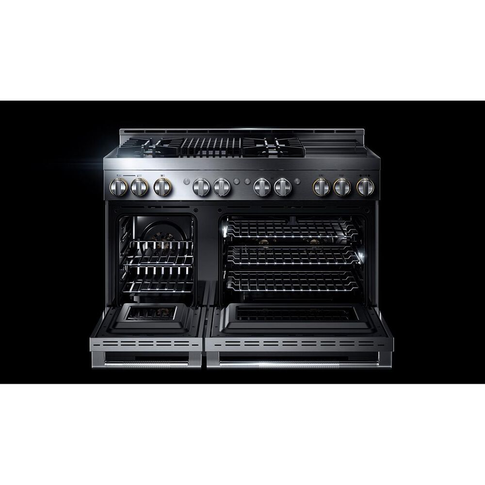 JennAir 48" Gas Professional Range with Infused Griddle and Infrared Grill in Stainless Steel