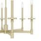 Hunter Briargrove Single Tier Chandelier in Painted Modern Brass, , large